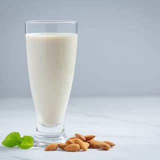 Almond milk for coffee