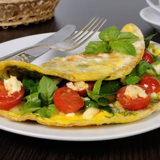 Spinach and Feta Omelette